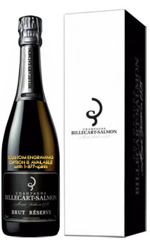 BILLECART-SALMON BRUT RESERVE - CUSTOM ENGRAVED
