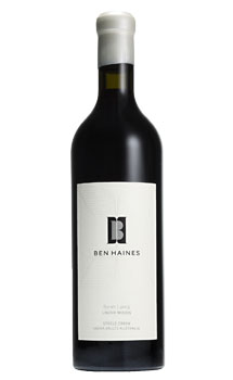 BEN HAINES SYRAH STELLS CREEK UNDER