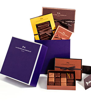 LA MAISON DU CHOCOLAT BLUE HATBOX