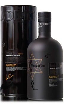 BRUICHLADDICH SCOTCH SINGLE MALT-BLACK ART 7 25 YEAR