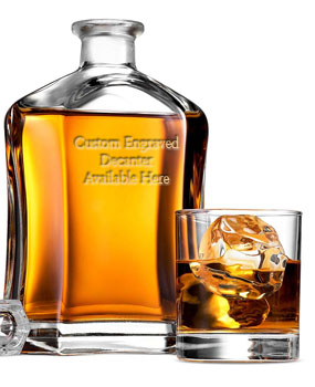 WHISKEY DECANTER - CUSTOM ENGRAVED