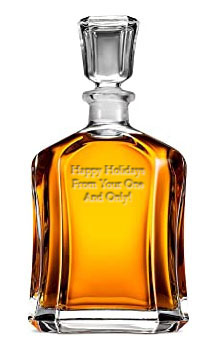 WHISKEY DECANTER - CUSTOM ENGRAVED