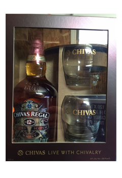 Chivas Regal 12 Year Old Scotch Gift Set