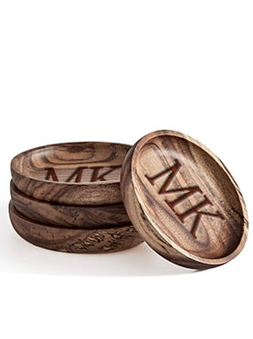 WHISKY COASTER - CUSTOM ENGRAVED - 