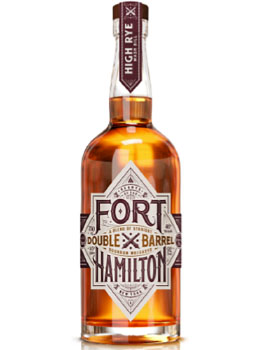 FORT HAMILTON DOUBLE BARREL BOURBON WHISKEY - 750ML