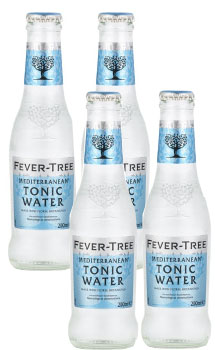 FEVER TREE MEDITERRANEAN TONIC WATER - 200ML - 4 PACK