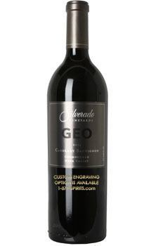 SILVERADO VINEYARDS CABERNET SAUVIGNON GEO - CUSTOM ENGRAVED