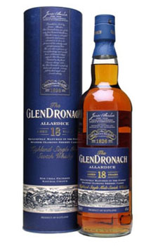 GLENDRONACH SCOTCH SINGLE MALT 18 YEAR ALLARDICE - 750ML                                                                        