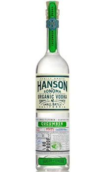 HANSON OF SONOMA VODKA ORGANIC CUCU