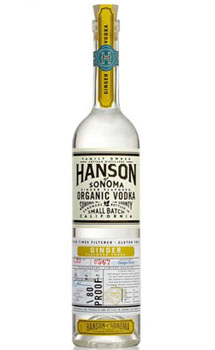 HANSON OF SONOMA VODKA ORGANIC GING