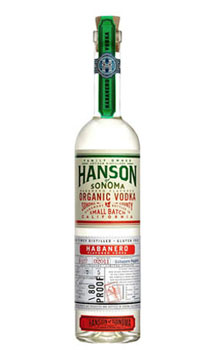 HANSON OF SONOMA VODKA ORGANIC HABA
