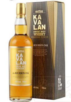 KAVALAN WHISKY SINGLE MALT EX-BOURBON OAK - 750ML                                                                               