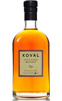 KOVAL RYE WHISKEY SINGLE BARREL                                                                                                 
