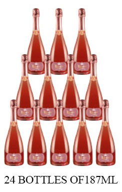 LALUCA SPARKLING ROSE - 187ML 24 BO