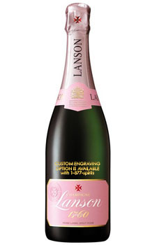 LANSON BRUT ROSE - CUSTOM ENGRAVED