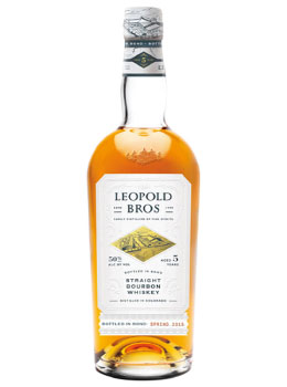 LEOPOLD BROS BOURBON WHISKEY 5 YEAR BOTTLED IN BOND - 750ML