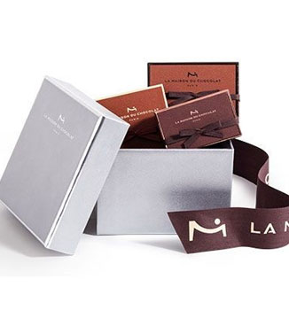 LA MAISON DU CHOCOLAT GREY HATBOX