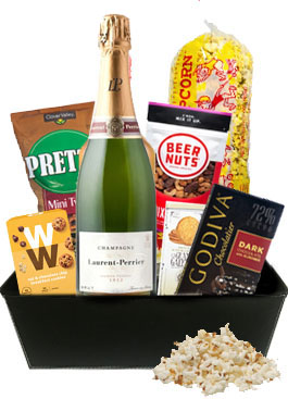 LAURENT PERRIER BRUT CHAMPAGNE GIFT BASKET