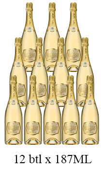 LUC BELAIRE BRUT GOLD - 187ML - 12 BOTTLES