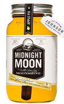 JUNIOR JOHNSON'S MIDNIGHT MOONSHINE APPLE PIE MASON JAR