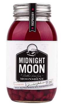 JUNIOR JOHNSON'S MIDNIGHT MOONSHINE RASPBERRY MASON JAR