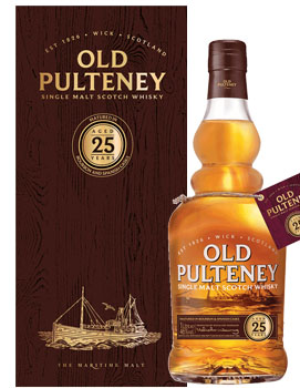 OLD PULTENEY SCOTCH SINGLE MALT 25 