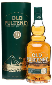 OLD PULTENEY SCOTCH SINGLE MALT 21 