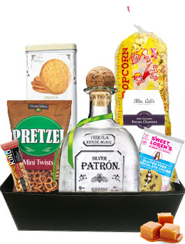 PATRON BAR MIX GIFT BASKET         