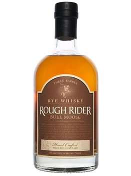 ROUGH RIDER RYE WHISKY THREE BARREL