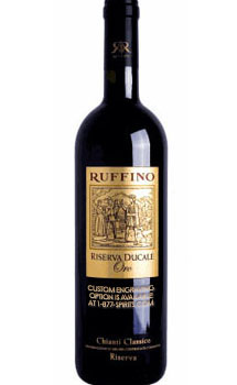 RUFFINO CHIANTI RISERVA DUCALE ORO - CUSTOM ENGRAVING