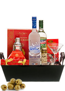 The Grey Martini Vodka Gift Basket