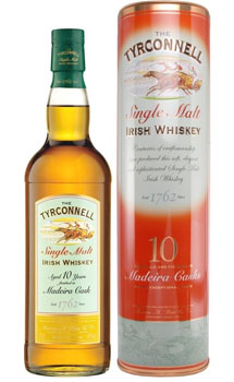 TYRCONNELL IRISH WHISKEY 10 YEAR MADEIRA CASK FINISH