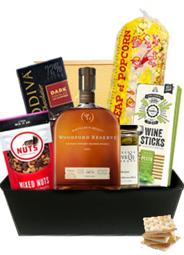 WOODFORD RESERVE BOURBON GIFT BASKE