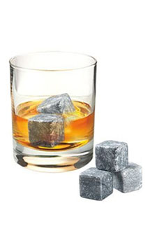 ORIGINAL SOAPSTONE WHISKY ROCKS - SET OF 9