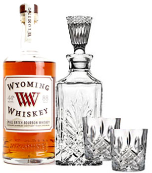 WYOMING SMALL BATCH BOURBON WHISKEY COLLABORATION GIFT SET